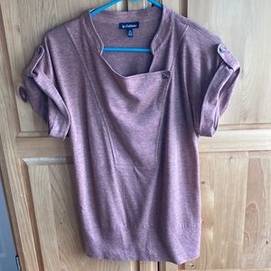Terracotta coloured Stylized Tee